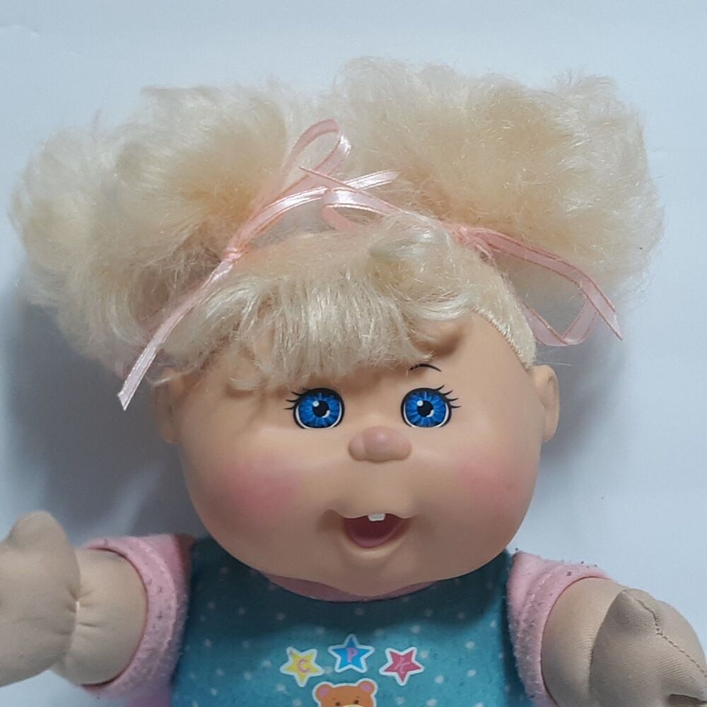 Cabbage Patch Kids Doll 2011 Sittin Pretty Lil Dreamer Blonde Blue Eyes Soft - Picture 2 of 11